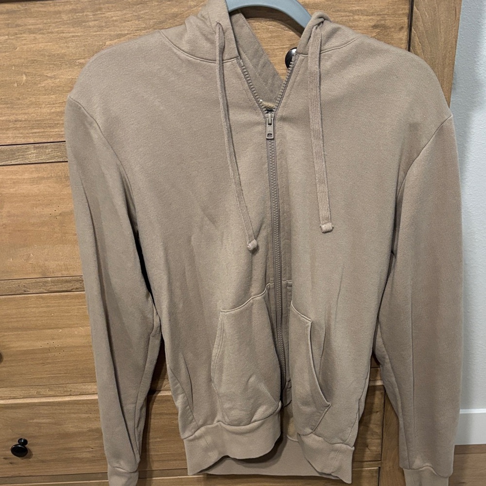 Women’s ALO Tan Zip up Hoodie